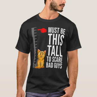 Yorkshire Terrier Small Hund aveln Owner Height Ch T Shirt