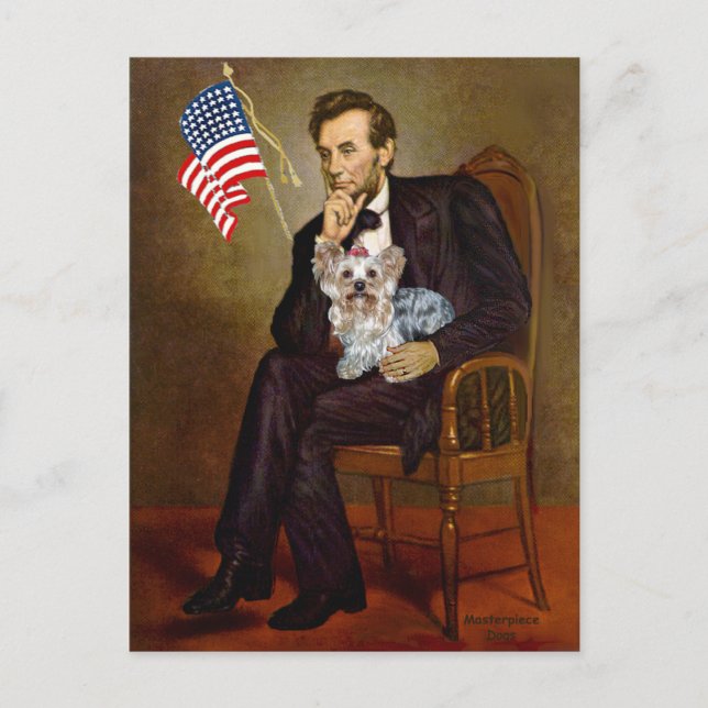 Yorkshire Terrier (T) - Lincoln Vykort (Framsida)