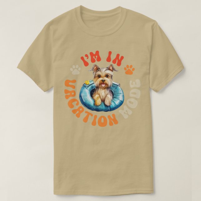 Yorkshire Terrier T Shirt (Design framsida)