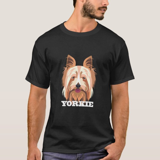Yorkshire Terrier T- T Shirt (Framsida)