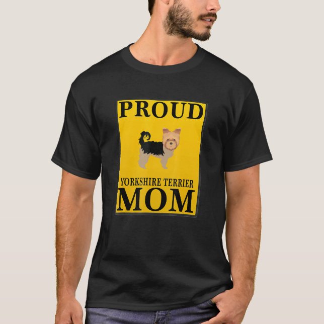 Yorkshire Terrier T T T Shirt (Framsida)