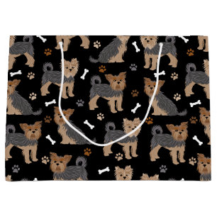 Yorkshire Terrier Tass och Bones Yorkie Hund