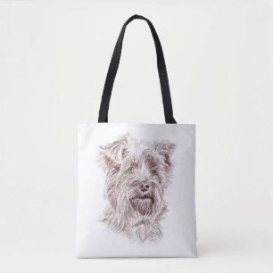 Yorkshire Terrier Teckning Tygkasse