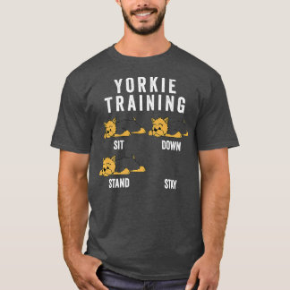 Yorkshire Terrier Training Hund Premium T Shirt