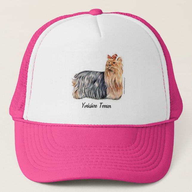 Yorkshire Terrier Truckerkeps (Framsida)