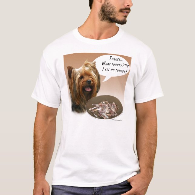 Yorkshire Terrier Turkiet T Shirt (Framsida)