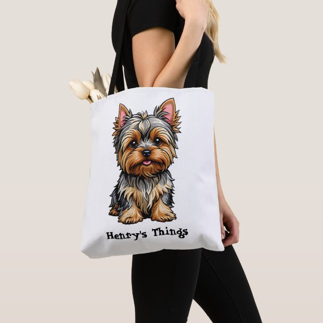 Yorkshire Terrier Tygkasse (Närbild)