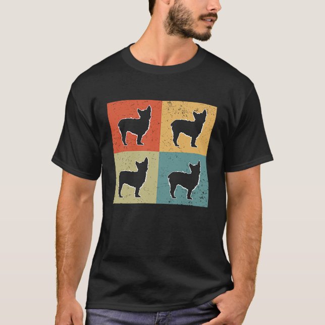 Yorkshire Terrier Vintage  2 T Shirt (Framsida)