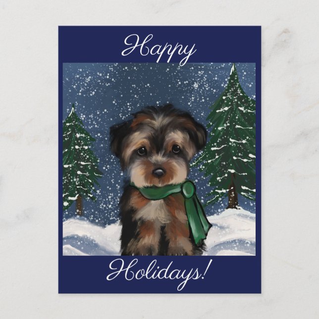 YORKSHIRE TERRIER VYKORT (Framsida)