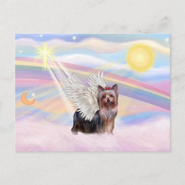 Yorkshire Terrier Vykort (Framsida)