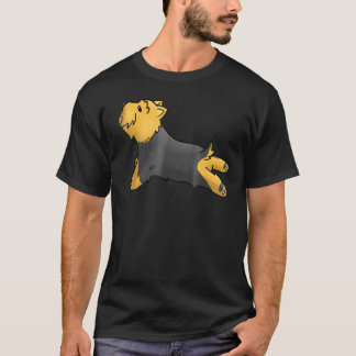 Yorkshire Terrier Yoga Pose Yorkie Hund T Shirt