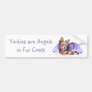 Yorkshire Terrier Yorkie Angel Bildekal