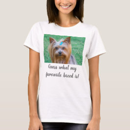 Yorkshire Terrier Yorkie Gissa Favorite Breed T Shirt