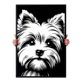 Yorkshire Terrier "Yorkie" Pop Art Chic Estetik Poster