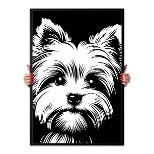 Yorkshire Terrier "Yorkie" Pop Art Chic Estetik Poster