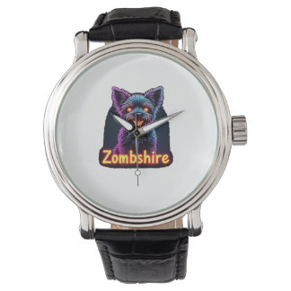 Yorkshire Terrier Yorkie Zombie Hund Halloween Öve Armbandsur