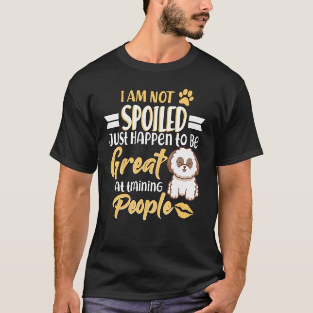 Yorkshire Terrier Yorkies Hund I är inte Spoilde T Shirt (Framsida)