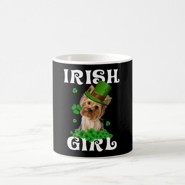 Yorkshire Terrier's Day Gift åt honom Kaffemugg (Center)