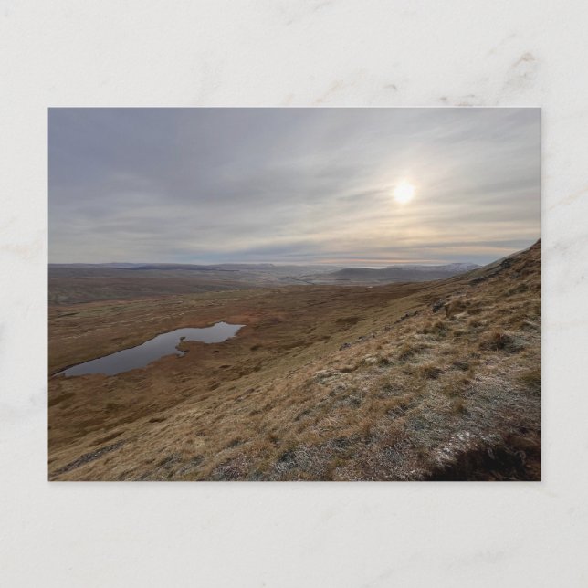 Yorkshire Three Peaks Postcard Vykort (Framsida)