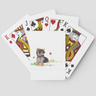 Yorkshire valp spelkort