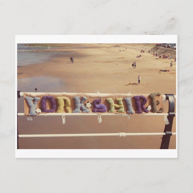 Yorkshire Yarn bombning Vykort (Framsida)