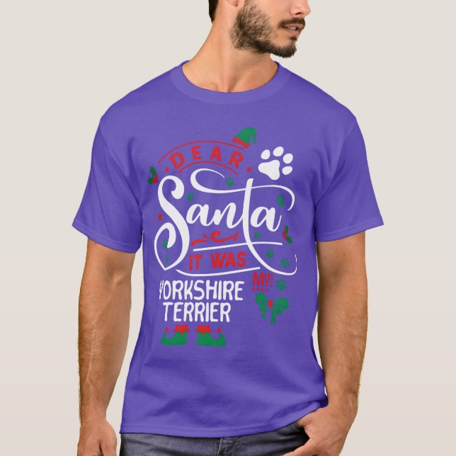 Yorkshireerrier, Hund, Hund aveln-familj T Shirt (Framsida)