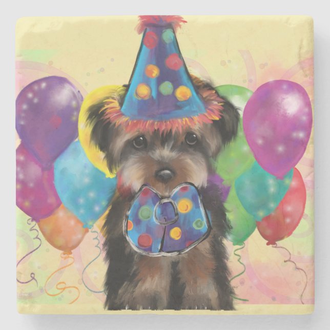 Yorkshireterrier Stenunderlägg (Framsidan)
