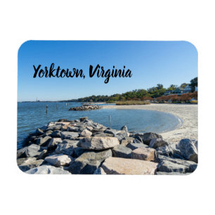 Yorktown Beach i Virginia Magnet