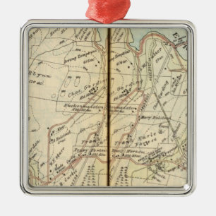 Yorktown New York Julgransprydnad Metall