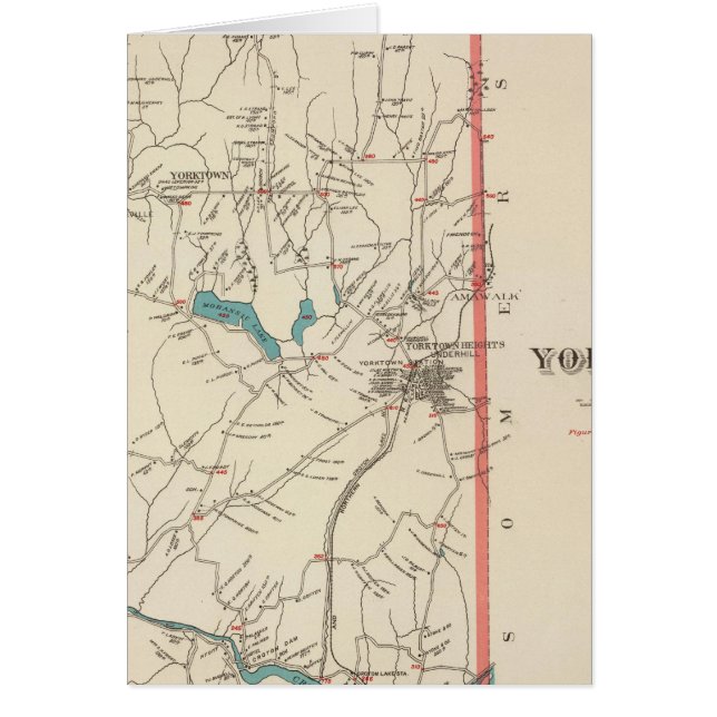 Yorktown NY Hälsningskort (Framsidan)