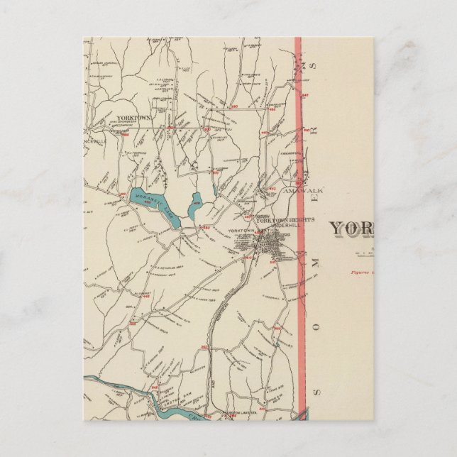 Yorktown NY Vykort (Framsida)