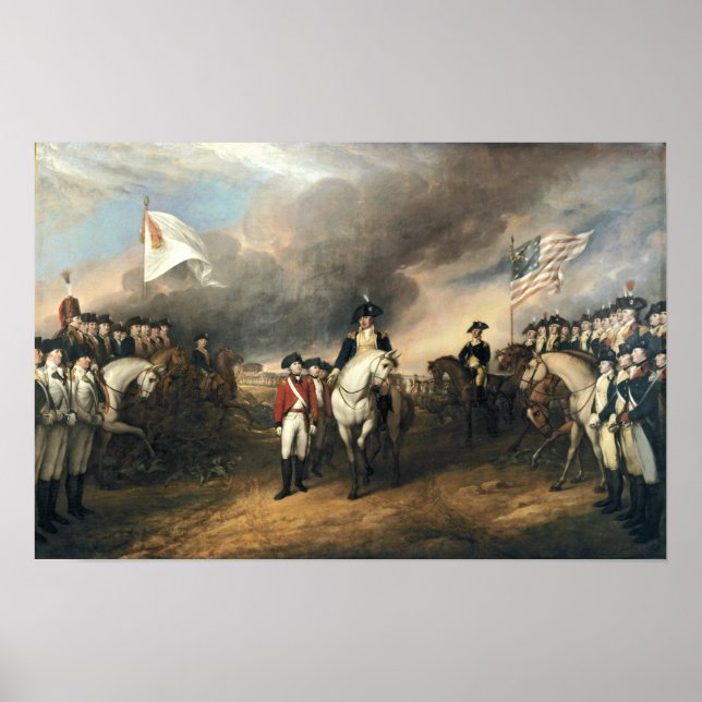 Yorktown Surrender av John Trumbull Poster (Framsidan)