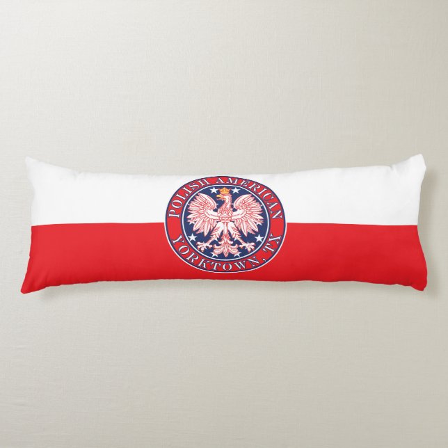 Yorktown Texas polska American Eagle Kroppskudde (Framsidan)