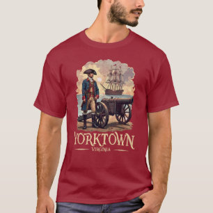 Yorktown Virginia Colonial Soldier Vintage T Shirt