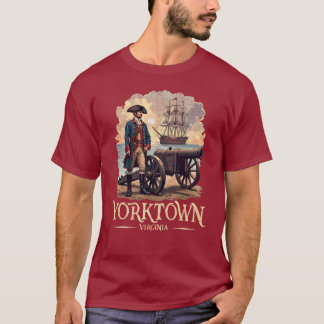 Yorktown Virginia Colonial Soldier Vintage T Shirt