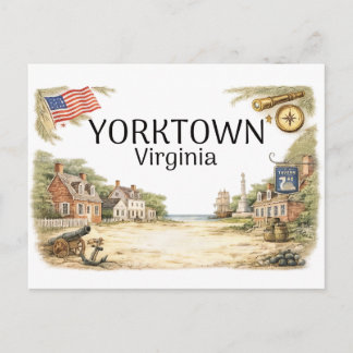 Yorktown Viriginia Vykort