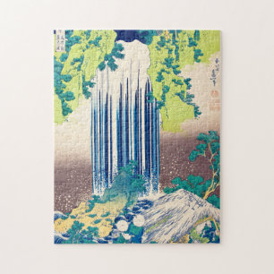 Yoro Falls i provinsen Mino, 1833-1834 av Hokusai Pussel