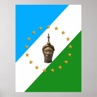 Yoruba Flagga | Oduduwa | Yoruba Nation Poster