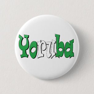 Yoruba (nigeriansk flagga) knapp