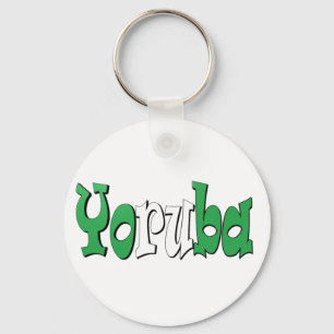 Yoruba (nigeriansk flagga) nyckelring