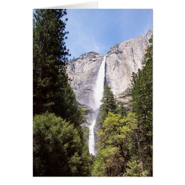 Yosemit i Springtime: Yosemite Falls OBS Kort (Framsidan)