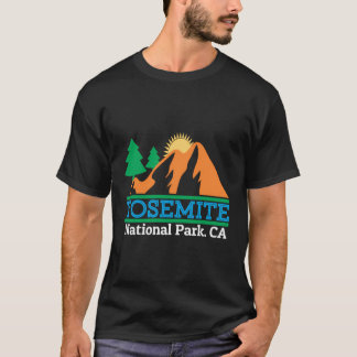 Yosemitdesign för nationalparken t shirt