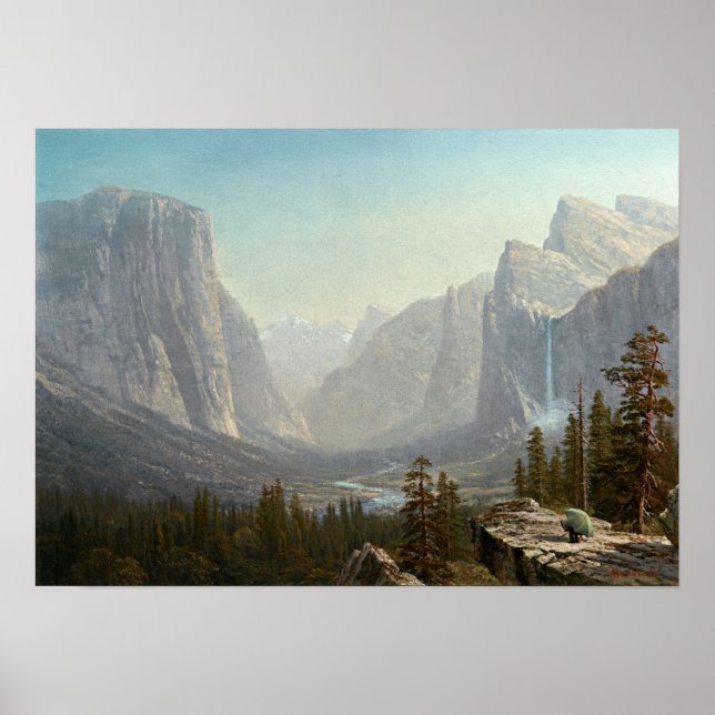 Yosemite (1875) - Albert Bierstadt Poster (Framsidan)