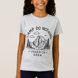 Yosemite 2026 - Barn Svart Design T Shirt