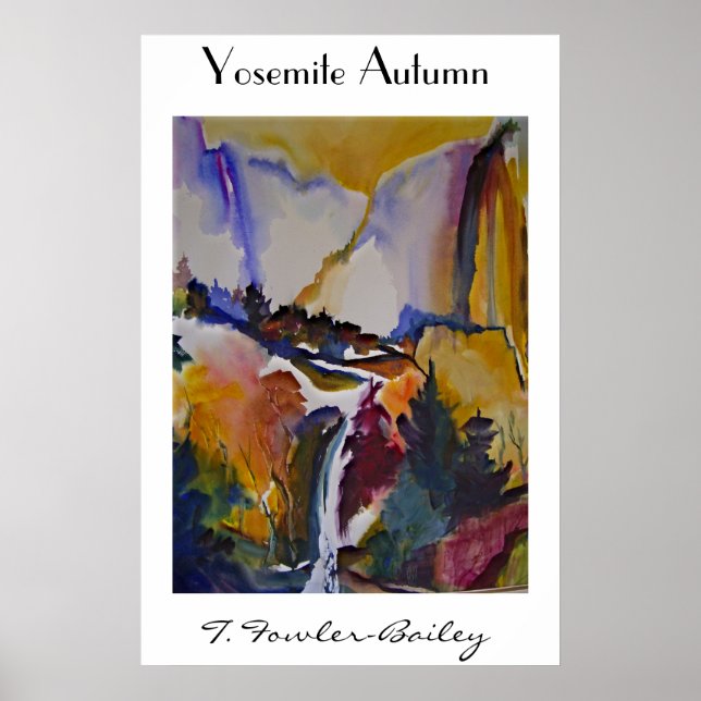 Yosemite Autumn by T. Fowler-Bailey Poster (Framsidan)