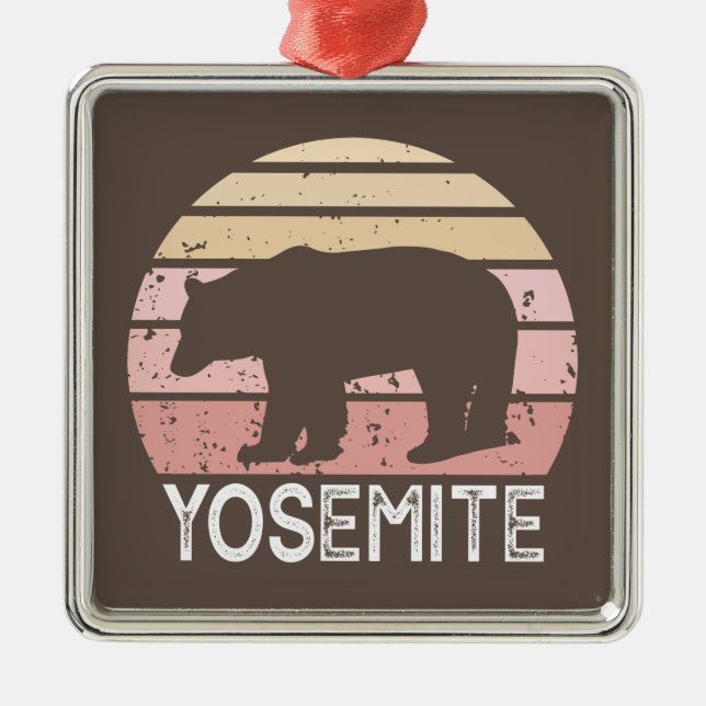 Yosemite Bear Julgransprydnad Metall (Framsidan)