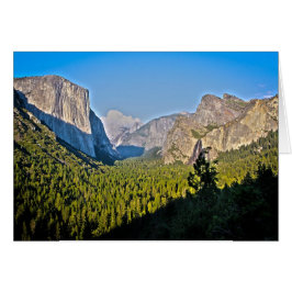 Yosemite berg hälsningskort