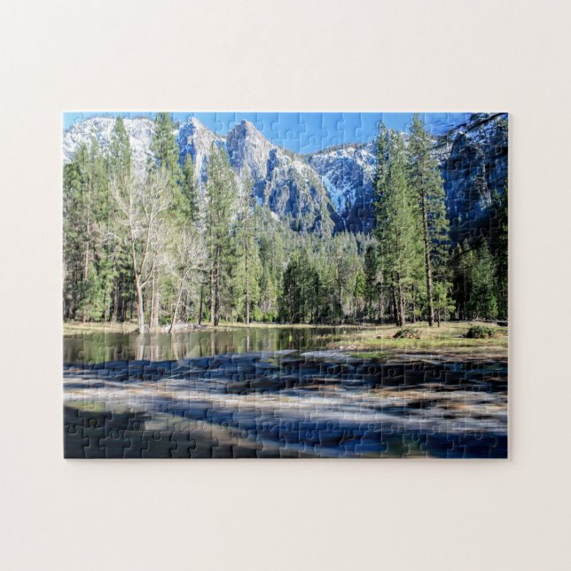 Yosemite-bergen Nevada. Pussel (Horisontell)