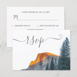 Yosemite-Bröllop OSA för halvdagsplats Kort