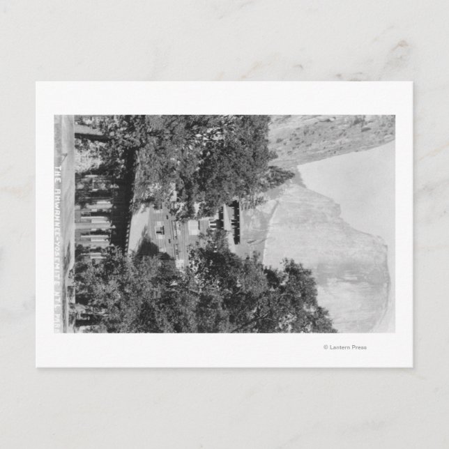 Yosemite, CA - Ahwahnee Lodge och El Capitan Vykort (Framsida)